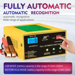 250W Car Battery Charger 12V 24V Japan Heavy Duty for Motorcycle Intelligent Pulse Repair Battery Fast Charging Automatic Voltage Power Saving Car Battery Charger 12volts on sale