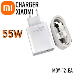 CHARGER XIAOMI 55W MDY-12-EA MI 10 POCO F2 PRO POCO X3 NOTE 9 TYPE C TURBO CHARGER