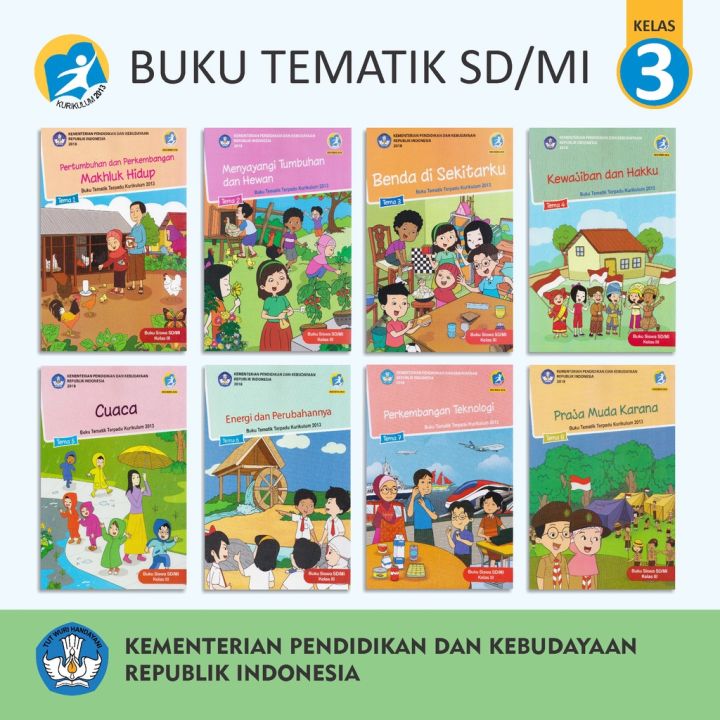 Buku Tematik Siswa Sd Mi Kelas 3 Pertumbuhan Dan Perkembangan Makhluk Hidup Menyayangi Tumbuhan 6495