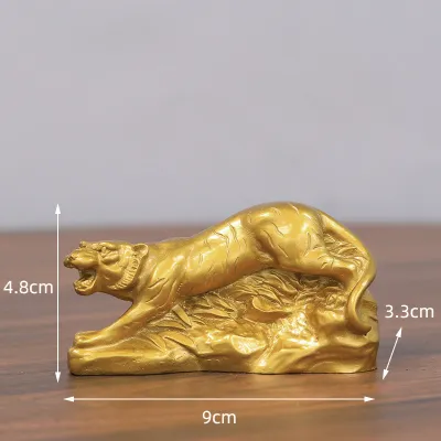 【Ship in 24H】新款仿铜十二生肖组合摆件大号鼠牛虎兔龙蛇马羊猴鸡狗猪家居风水装饰Zodiac Ornaments Rat Ox Tiger Dragon Chicken Office Home Decorations