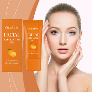 new Vitamin C Faical Exfoliating Gel Dead Skin Removal Blackhead Brighten Skin Tone Antioxidant Reduce Dullness Smoothing Skin Care Free Shipping