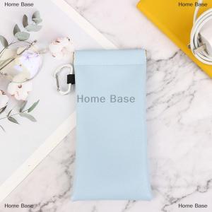 [COD] Home Base Soft PU Glasses Bag Sunglasses Case Carrying Bag Automatic Closed Eyewear Pouch Earphone Data Cable Storage Protective Cover
