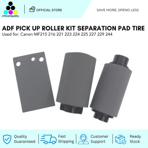 ETQ ADF Pickup Roller Kit Feed Roller Separation Pad Tire Rubber for Canon MF 215 216 221 222 223 224 225 226 227 229 236 244 249 FM3-8687