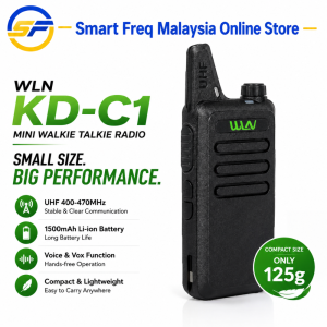 WLN KD-C1 Mini THIN Walkie Talkie UHF 400-470 MHz