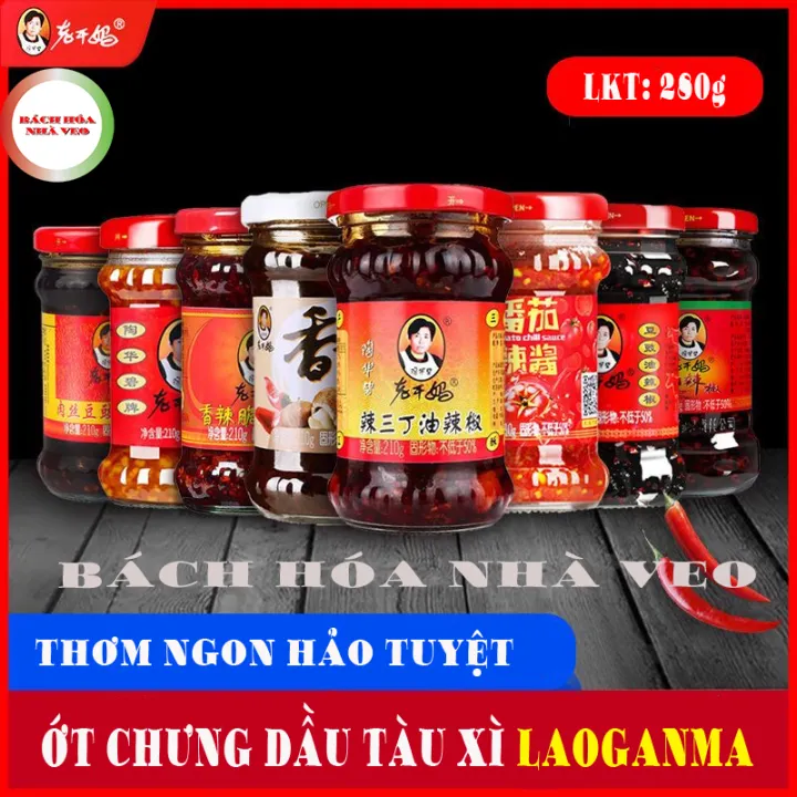 Ớt Trưng Dầu Tàu Xì Laoganma Chuẩn Hàng Nội Địa Trung, Lọ lớn 280g ...