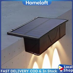 2Pcs 3 LED Solar Wall Light IP65 Waterproof for Outside Backyard/Step/Patio/Deck