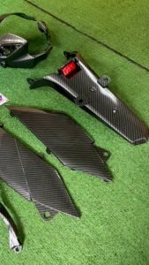 ชุดเฟรม คาร์บอน Sonic ใหม่ ปี 2004 คาร์บอน เคฟล่า ชุดสี มี 9 ชิ้น แถมสติ๊กเกอร์ Akana จัดส่งวันต่อวัน