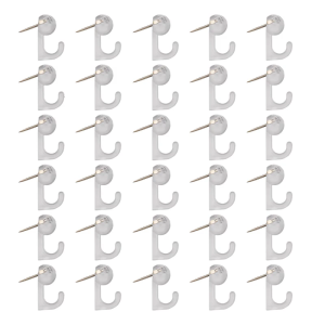 Vibranting Clear Resin Decorative Hook Tacks With Musical Note Designs for Home Office Craft Supplies Wall Mounting