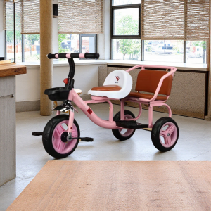 Baby tricycle for kids Two-seater cartoon tricycle bike for kids girls pedal childrens tricycle