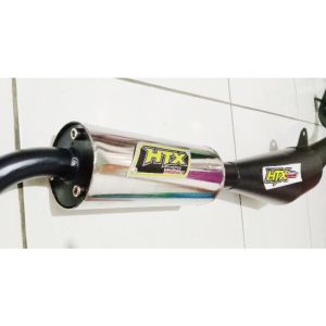 KNALPOT STANDAR RACING FIZR/FIZ R/FORCE PERUT HITAM WMS ORIGINAL terlaris