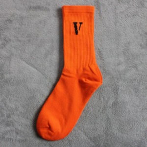 Designer Casual Jacuard Knitted Letter Crew Cotton Brands Mens Sports Socks Custom Fashion