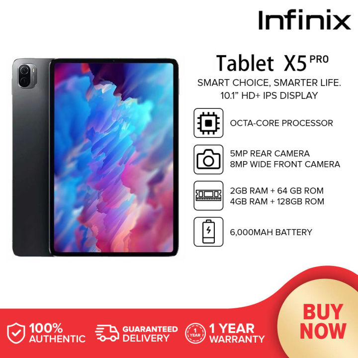 Infinix Tablet X5 Pro Octa-Core™ (12GB Memory, 512GB Storage) 11inch HD ...