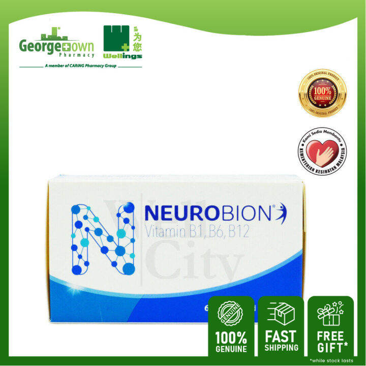 NEUROBION 60S VITAMIN B1 B6 B12 [Georgetown Wellings Pharmacy] | Lazada