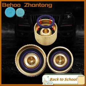 Behoo Car Air Conditioner Refrigerant Dust Cover Valve Core Caps High Low Side Port Cap Auto High Low Pressure Caps Accessories