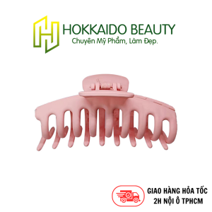 Hokkaido - Kẹp tóc càng cua màu hồng nhạt size 11cm phong cách Hàn Quốc hottrend