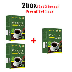 (Buy 2 Get 1 Free)natural Slim Green Coffee Herbal Fast Weight Loss、Slimming Coffee halal 绿咖啡 快速燃脂瘦身咖啡 燃脂绿咖啡 咖啡 排毒 瘦身 燃脂 /Weight Management 减肥 体重管理