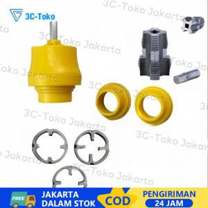 8 Buah Alat Pembuat Senai Ulir Pipa 8PCS Thread Kit Maker" 4/6" Senai Drat Ulir Cocok Untuk Latihan Listrik