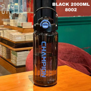 FAST DELIVERY🛒Dual Drinking Large Capacity Water Bottle 2L Heat Resistant Direct Drink Straw Sip Leak Proof Sport Bottle