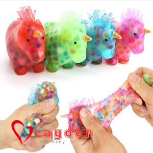 Stress Balls Set for Kids 4 Pack Fidget Anxiety Relief Sensory Toys Filled with Water Beads for Autism and ADHD Easter Basket Stuffers Party Gifts for Boys Girls 3 Years Old Up