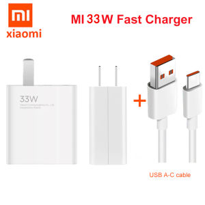 ชุดชาร์จเร็ว XIAOMI ของแท้ Turbo Fast Charge หัวชาร์จ 33W/67+สายชาร์จ Type C 6A สำหรับโทรศัพท์ Mi 12 11 9 Poco X4 Pro NFC F3 M3 Redmi K40 OPPO R19 R17 Find X HUAWEI P30 P40 VIVO X50 X27 SAMSUNG S20 21