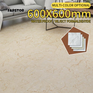Vinyl tiles floor flooring Self adhesive floor stickers Home Improvemet Decoration Waterproof Marble Design Vinyl mat sticker for office kitchen  Rooms Bedroom Restaurant and kitchen 60.x60cm