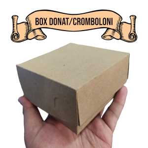 (50 pcs) Box Donat Isi 1  Kotak Donat 10x10x5 cm