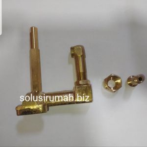 KRAN SETRIKA UAP MODEL U KUNING KOMPOR STRIKA BOILER VALVE spare part suku cadang komponen steam kuningan
