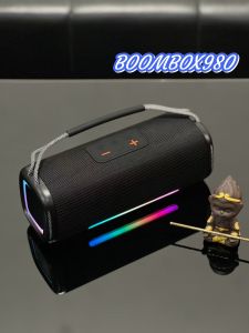 ลำโพงบลูทูธ รุ่น BOOMBOX980 เบสแน่น พกพาง่าย รองรับAUX TF USB กำลังขับ30W รองรับ Speakerphone ไมโครโฟนในตัว ให้เสียงสนทนาที่ชัดเจน สินค้าพร้อมส่งจากกทม. ลำโพงบลูทูธ รุ่น BOOMBOX980 เบสแน่น พกพาง่าย รองรับAUX TF USB กำลังขับ30W รองรับ Speakerphone