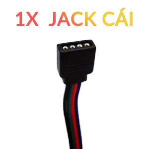 Jack nối nhanh đực/cái nối led dây 5050 - 4p SM-4P 2.54mm -15cm