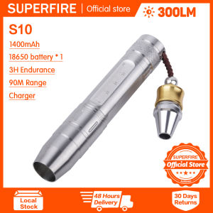 SUPERFIRE S10 LED Jade Appraisal UV Flashlight Mini Portable Lamp Torch CREE XPG Wick Source