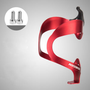 Rockbros Giá đỡ chai lồng đựng chai nước xe đạp MTB xe đạp có thể điều chỉnh giá đỡ bệ cần điều khiển siêu nhẹ bằng hợp kim nhôm