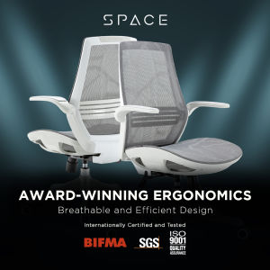 SPACE Ergonomic Chair Lite - 4 Years Official Warranty * (Mesh Office Chair)