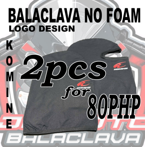 KOMlNE Balaclava Logo Design No foam Motorcycle Helmet Cover Full Face