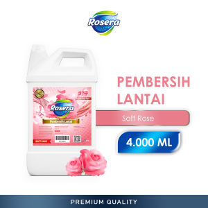 Rosera Sabun Pel Lantai 4 Liter 4000 ML Soft Rose Pembersih Lantai Sabun Cair Pembersih Lantai Floor Cleaner Premium