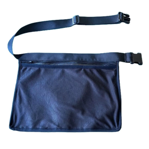 Portable Tennis Ball Carry Bag Zipper Tennis Ball Storage Waist Pouch Large Capacity Pickleball Bag Sports Accessory