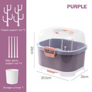 Baby Bottle Storage Box Bottle Sterilizer For Baby Bottle Drying Rack Baby Bottle Organizer