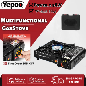 Portable Multifunctional Gas Stove Hiking Picnic Party Cassette Stove Outdoor Cooking Supplies