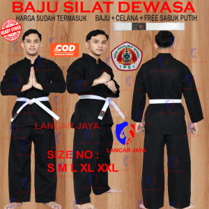 BAJU SILAT DEWASA BELADIRI STELAN ( BAJU + CELANA + FREE SABUK )