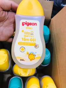 Tắm gội Pigeon Sữa Tắm Gội toàn thân cho bé 2in1 200ml mẫu mới / Sữa Tắm Pigeon