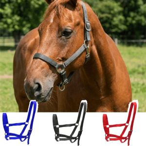 EUNOIAH Adjustable Horse Halter Durable Nylon Horse Training Rope Universal Fit Wear Resistant Equestrian Bridle Horse Training