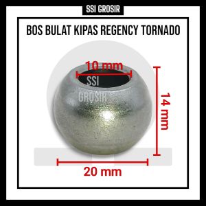 Bos Bulat Kipas Regency Tornado 10mm Baling - Baling Besi /Laher Sekai