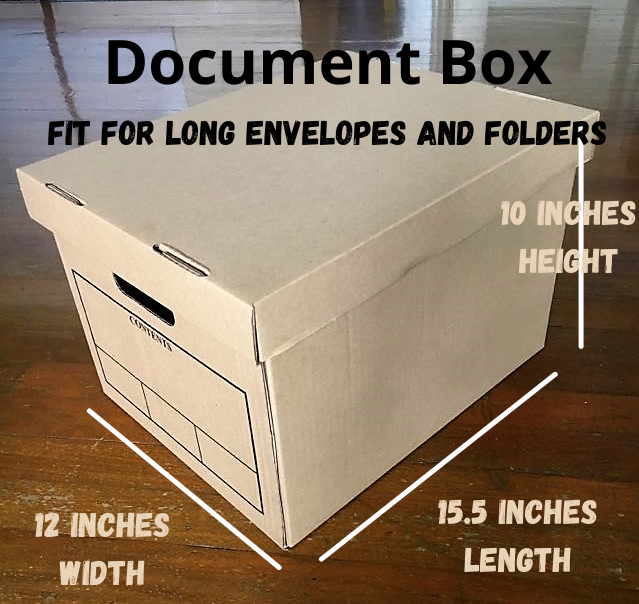 Document Box With Lid