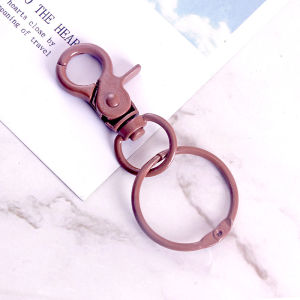 HandMadee DIY อุปกรณ์เสริมเครื่องประดับพวงกุญแจสีพ่นสีพวงกุญแจโลหะพวงกุญแจจี้พวงกุญแจ