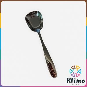 Klimo Stainless Steel Soup Spoon Large Capacity Long Handle Public Tablespoons Kitchen Tableware