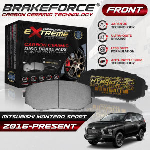 BrakeForce Extreme Carbon Ceramic Front Brake Pads For Mitsubishi Montero Sport 3rd Gen-Up 2016 Up To Present Model