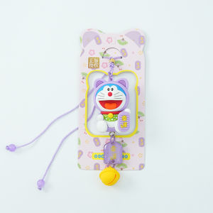 哆啦A梦汽车挂件叮当猫卡通公仔车内后视镜挂饰车载香薰吊坠装饰Doraemon car pendant Dingdang Cat cartoon doll interior rearview mirror pendant car fragrance pendant Decoration