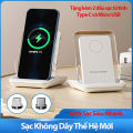 Đế Sạc Nhanh Không Dây 65W Thích Hợp Cho Tất Cả Các Dòng Điện Thoại, Cốc Sạc Không Dây Tặng Kèm 2 Đầu Sạc Từ Tính. 