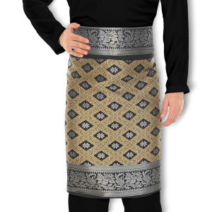 SAMPIN TABUR KLASIK EXCLUSIVE TENUN ASLI 2024 VIRAL BLACK GOLD BLACK SILVER SAMPING ISTANA
