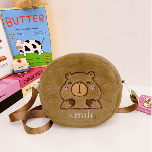 Tas Slempang Boneka Monster Slingbag Wanita Cappibara   Handbag Motif Kartun Tas Selempang Bahu Anak Perempuan
