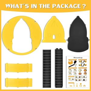 Mouse Trap Rat Catcher Slide Bucket Lid Mouse Rat Trap Reusable Rat Trap Anti-Escape Auto Reset